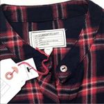 Current/Elliott Current Elliott Tartan Plaid Dress size 2/4 Red Blue Drop Waist School Girl NWT Photo 3