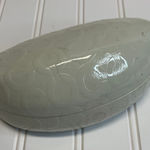 Coach C Logo Sunglass Case Cream Patent Photo 0