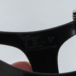 Coach  Black Jelly Thong Sandals With Signature Pattern Size 7B Minimalist Casual Photo 10