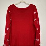 No Boundaries  Get Your Jingle On Red Crewneck Sweater Photo 5