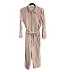 Madewell Corduroy Belted Jumpsuit K3347 Purple Pink Size 4 Photo 9