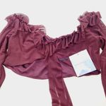 Majorelle  Monique Crop Top in Plum Purple Large Photo 4