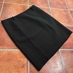 Tory Burch  Black Wool Mid Thigh Pencil Skirt Stretchy Waist Size 14 Photo 1