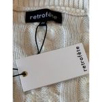 Retrofête   ivory cable knit DRESS TALA retro party size M Photo 7