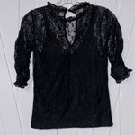 Anthropologie By  V Neck Lace Blouse Photo 9