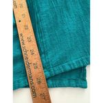 Oh My Gauze Kate Pants Size 2 Large XL Green Teal Slit Legs Wide Leg Lagenlook * Photo 13