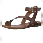 Naturalizer Tallt Brown Leather Toe loop Ankle Strap Sandals 6.5 Photo 1