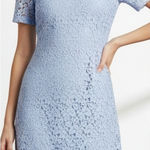 Likely ‎ Light Blue Lace Overlay Shortsleeve Dress Photo 0