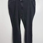 Abercrombie & Fitch The 90's Slim Straight Ultra High Rise Black Size 37/24 Long Photo 2