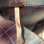 Free People  cotton loose plaid flowy button down Photo 4