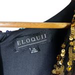 Eloquii Sequin Stripe V Neck Wide Leg Jumpsuit Multicolor Size 20 NYE Photo 4