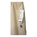 Urban Outfitters  Corduroy Wide-Leg Pants – Size L – Creme – NWT Photo 3