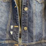 Wax Jean WAX JEANS denim jacket distressed size large Photo 5
