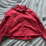 Anthropologie  Coral Swing Jacket Size Medium Classic Preppy Bright small NEW Photo 3