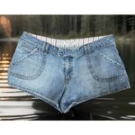 American Eagle Y2K Women 12 Outfitter Mid Rise Micro Mini Denim Shorts Photo 1