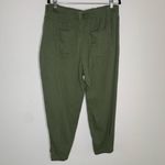 Knox Rose  Army Green Button Front Cropped Pants Sz Large Photo 2