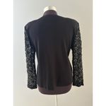 Exclusively Misook Sweater Size Small Black Lace Rhinestone Cocktail Whimsigoth Photo 4