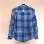 Spyder Blue Plaid Button Down Flannel Photo 4