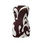 SNDYS Angel Mini Dress in Brown Swirl Size Xl Photo 5