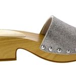 Jessica Simpson  Rexile Silver Shimmer Sand Sandals Silver 7 Photo 1