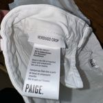 Paige  Verdugo Crop Jeans White Denim Skinny Size 27 Photo 6