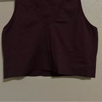 Athleta Aurora Purple Seamless Crop Rib Tank Longline Sports Bra Women’s Size XL Photo 3