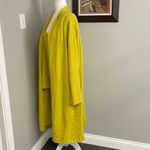 Neiman Marcus  Chartreuse Green Yellow Long Lined Cardigan and tank Plus 3X Set Photo 2