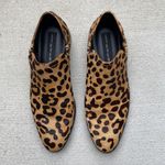Steve Madden Steven by Crete Leopard Calf Hair Ankle Booties size 7 Photo 2
