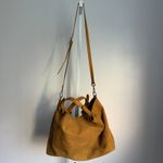 Fiori‎ Italian Leather Hobo Bag Woven Convertible Shoulder Bag Large Brown Photo 3