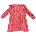 Vineyard Vines  Helenium Floral Tunic Dress Silk Blend Coral Pink Size XS Women's Photo 7