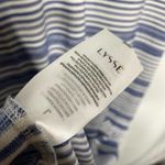 Lysse Mulholland Striped Sleeveless Knit Midi Tank Dress Blue White Large Photo 7