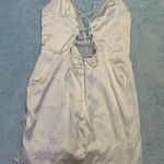 Sister Party White Lace Mini Dress Photo 2