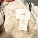 H&M  Fine Knit Long Sleeve Polo Collared Pullover Sweater Tan Beige XS Photo 1