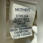MOTHER Denim Drop Square Racing Graphic Cotton White Crewneck Sweatshirt XS Photo 6