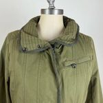 7 For All Mankind Olive Green Utility Jacket Photo 3
