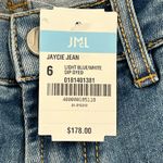 J. McLaughlin  Jaycie Jean 6 NWT $178 Cotton Stretch Straight Leg Blue Denim Ombre Photo 6