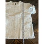 English Factory  Cottage Boxy Boho Festival Shirt Women Small Western Cowgirl Photo 4