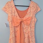 Myne peach lace top Photo 1