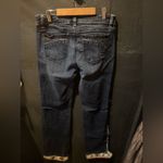 Apt. 9  Women's Dark Blue Bootcut Jeans with Embroidered Patches Size 6 Photo 5