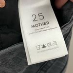 MOTHER High Waisted Looker Black Jean in Bad Cat Cheetah Print Skinny Size 25 Photo 8