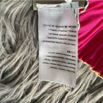 Farm Rio  Pink White Yellow Stripes Reversible Front Tie Halter Crop Top Large Photo 4