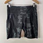 prAna  Camo Biker Shorts with Pockets Size Medium Photo 0