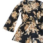 Lulus Prairie Daydream Washed Floral Print Romper Sz Medium Photo 10