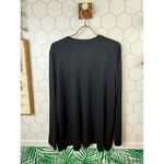 Daily Ritual Super Soft Black Long Sleeve Tee Photo 2