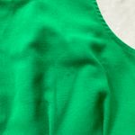 Topshop Pleated Sleeveless Solid Back Accent Zipper Dress in Green - Size 8 Photo 2