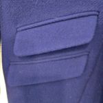 J.Crew  Cocoon Italian Wool Stadium Cloth Coat Nello Gori Royal Blue Size 6 Photo 8