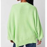 Free People New!  Easy Street Tunic sweater‎ Green, size S Photo 5