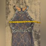 Juniors Elegant City Studio Halter Lace Gown Gray Size undefined Photo 6