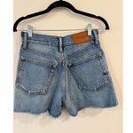 Lucky Brand  High Rise Cut-Off Traveler Short Jeans Denim Blue Women's Size 0/25 Photo 2