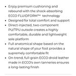 Ecco EUC  Leather Soft 7 Slip-On Sneaker Flats Black Size 7 Retail $160.00 Photo 10